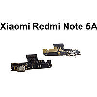 Разъём зарядки Xiaomi Redmi Note 5A Prime на плате c деталями