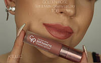 Матова кремова губна помада Golden Rose Soft & Matte Creamy Lipcolor 106
