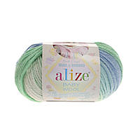 Пряжа для ручного вязания Alize Baby wool batik (Ализе Беби вул батик) 4389