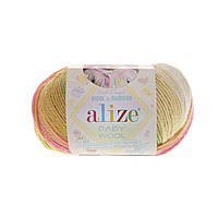 Пряжа для ручного вязания Alize Baby wool batik (Ализе Беби вул батик) 4390