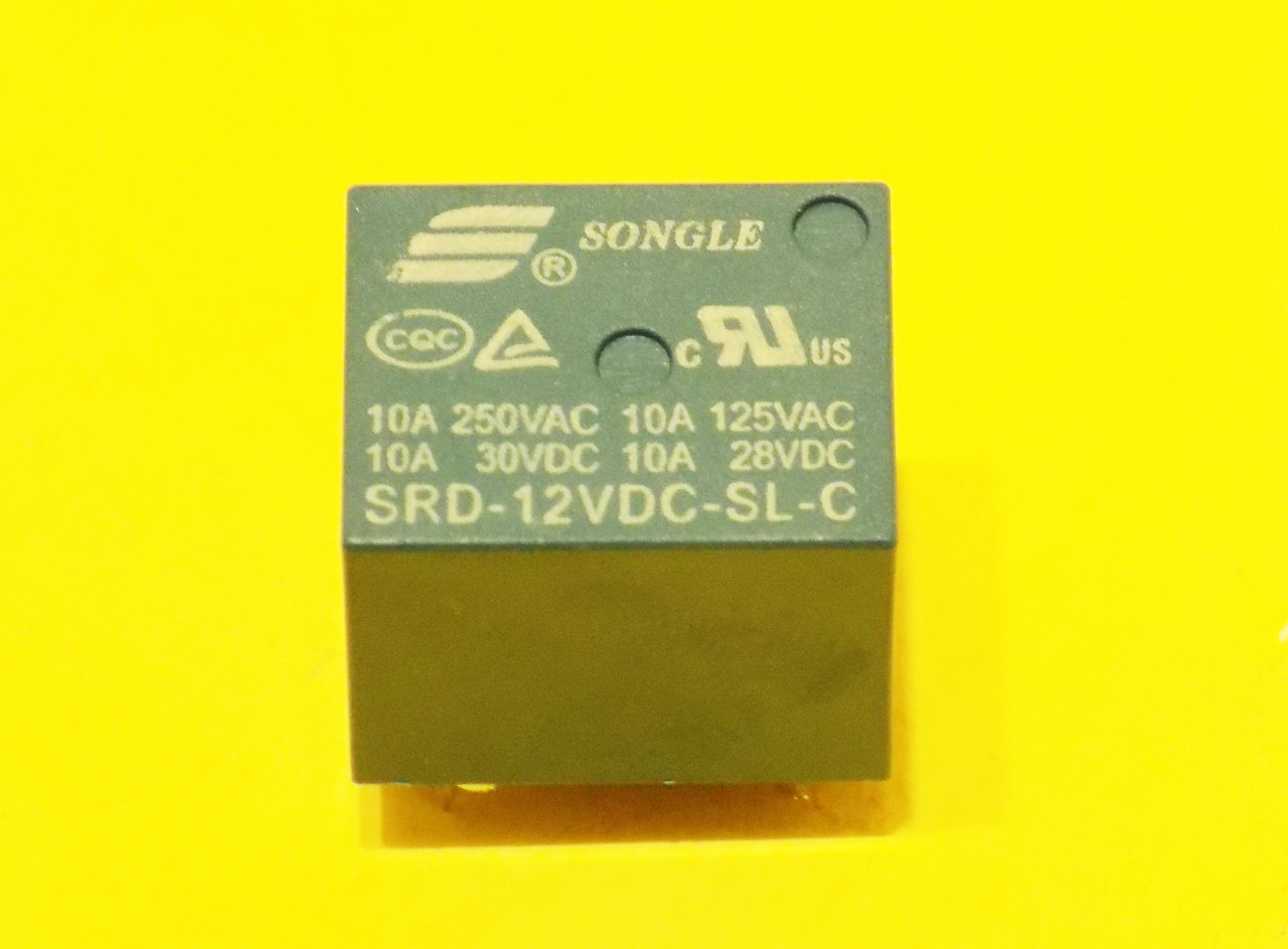 Реле 12V SRD-12VDC-SL-C 10А 5pin