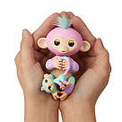 Мавпи Fingerlings з другом 100% Оригінал WowWee Baby Monkey & Mini Bffs Ashley and Chance Ешлі та Шанс , фото 4