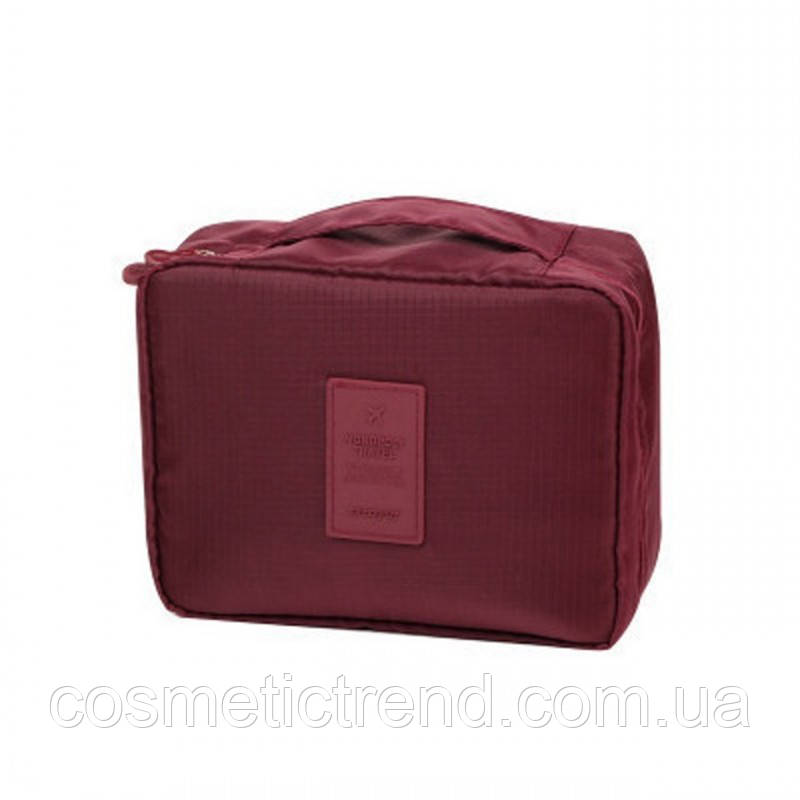 Косметичка/несесер жіноча дорожня Trevel Season Bag Burgundy 22*17*8 см