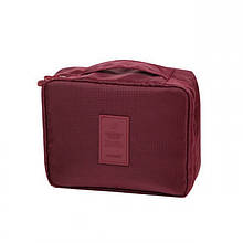 Косметичка/несесер жіноча дорожня Trevel Season Bag Burgundy 22*17*8 см