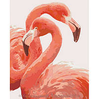 Живопись по номерам Грация фламинго, 40х50 (КНО2446)