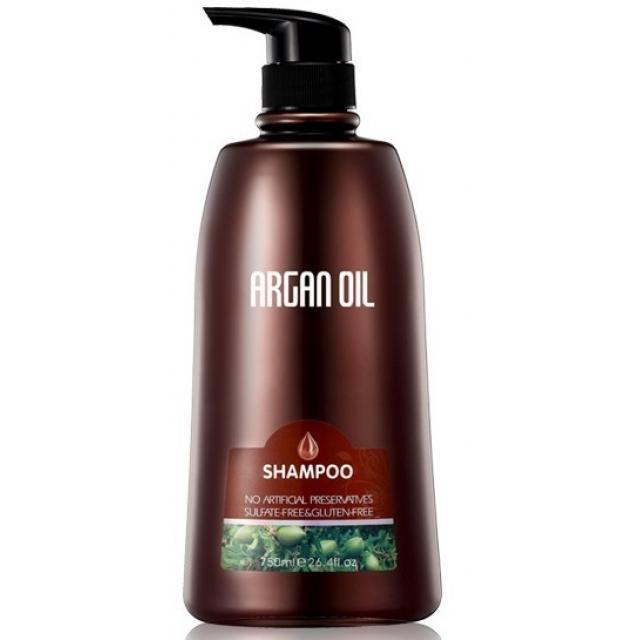 Безсульфатний шампунь для волосся з аргановою олією 750 мл, Bingo Morocco argan oil
