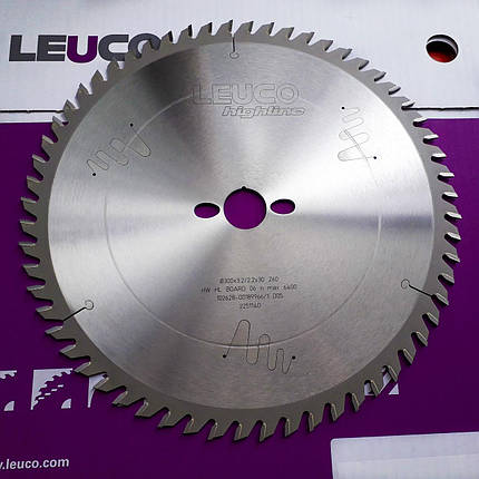 350x3,5x2,5x30 Z=72 Форматний пиляльний диск Leuco для торцювання по дереву, фото 1