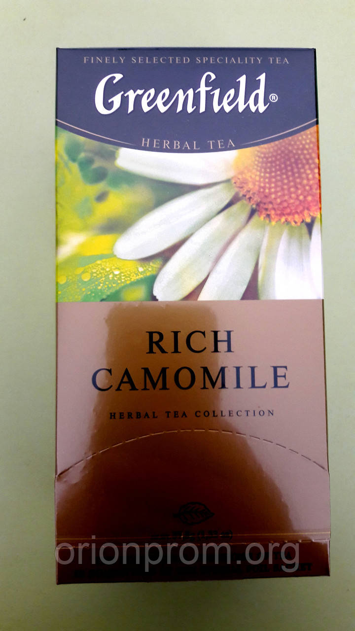 Чай Greenfield Rich Camomile 25 пакетів трав'яний