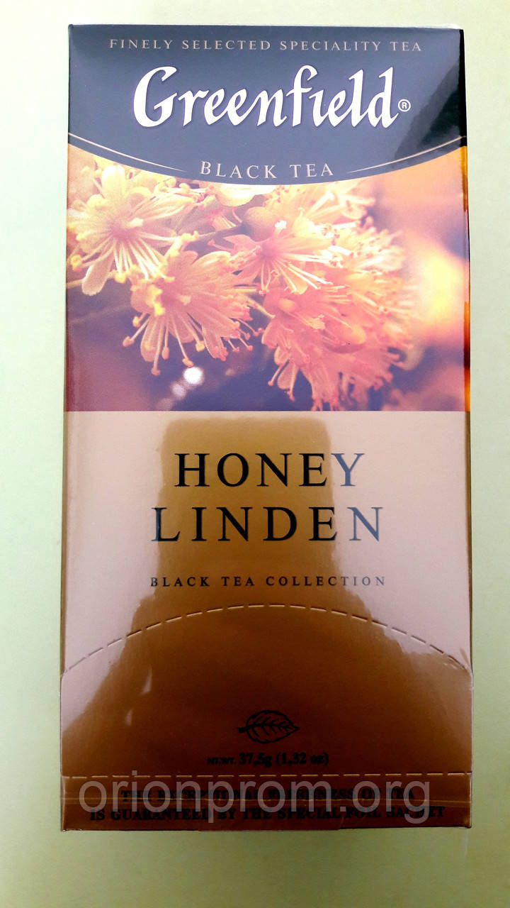 Чай Greenfield Honey Linden 25 пакетів чорний