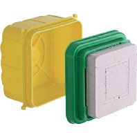 Kaiser монтажний корпус із мінераловою пластиною 90 x 90 x 70 мм, 1223-22