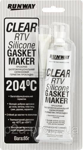 Runway Силиконовый герметик (прозрачный) 85мл RW8502 - фото 1 - id-p552095144