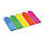Закладка неонова 5 кольорів 12х50мм, 125 шт, прямокутна, 2440-01-A, фото 2