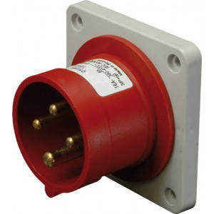 Вилка вбудована ERR-3253 IP44 (32A, 400V, 3P+N+PE)