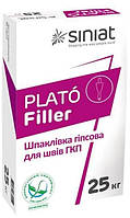 Супер прочная шпаклевка гипсовая для швов и трещин Plato Filler 25 кг