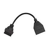 Перехідник OBDI OBD1 на OBD2 на 12pin ВАЗ ЗАЗ Таврія Славута Ланос, фото 2