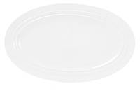 Блюдо фарфоровое сервировочное овальное 30см цвет - белый 4 шт. (988-150)