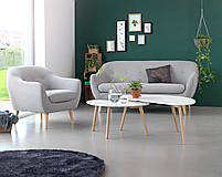 Столик журнальний овальний білий 120 см, hotdeal, фото 5