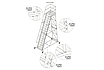 Сходи пересувні, висота робочого майданчика 1000 мм, фото 4
