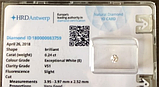 Діамант HRD сертифікат 0.2 карат характеристик 1/2 [VVS1/D], фото 4