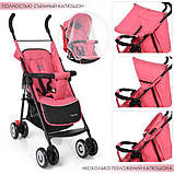 Прогулянкова коляска Bambi M 3458-2-3 Кораловий, фото 3