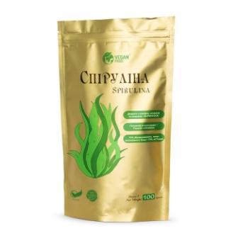 Спіруліна в таблетках Veganprod 100г