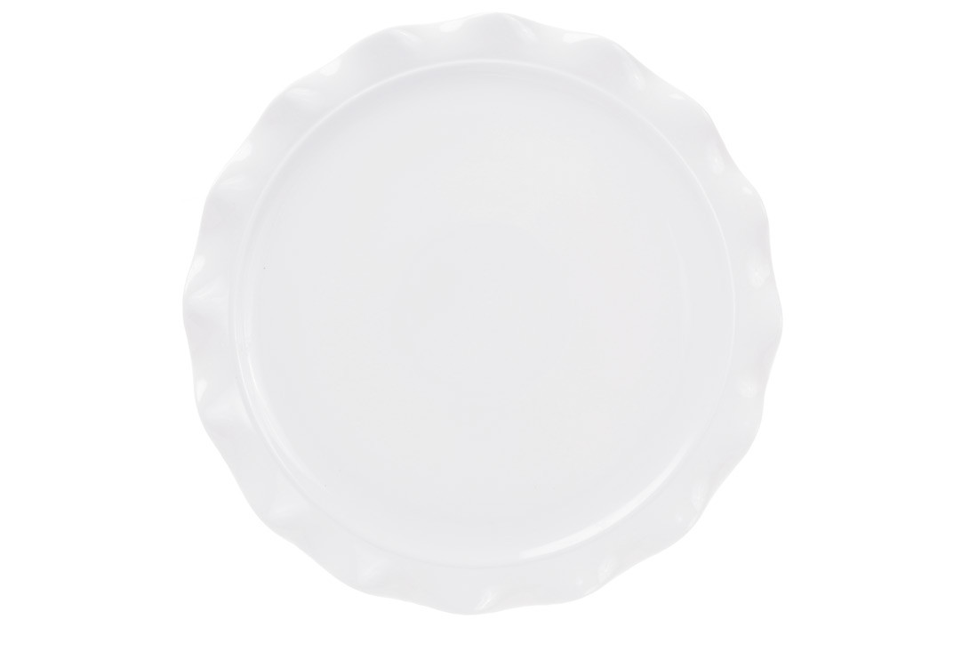 Тарілка обідня порцелянова 36 см, в пакованні 2 штучки, колір-білий (988-108)