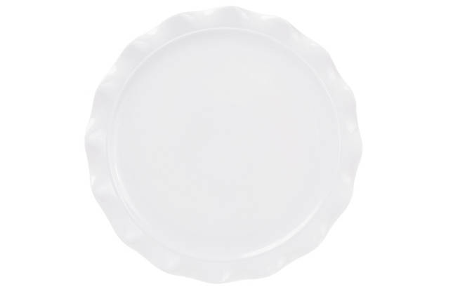 Тарілка обідня порцелянова 36 см, в пакованні 2 штучки, колір-білий (988-108), фото 1