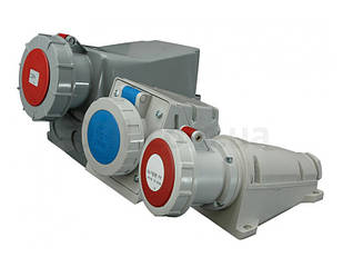 Розетка настінна EZH-12553 IP67 (125A, 400V, 3P+PE)