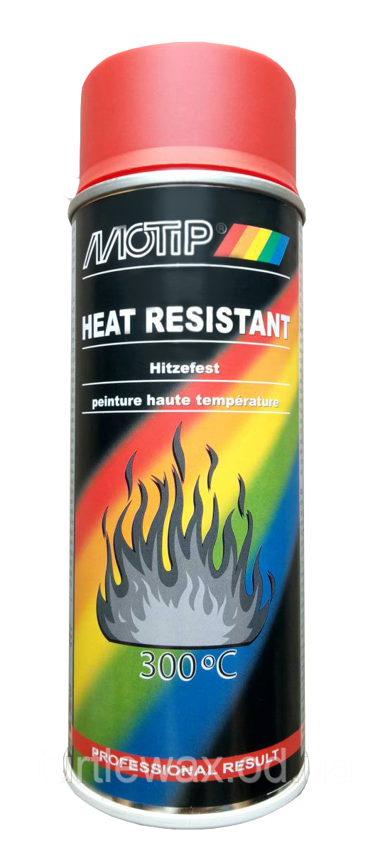 Фарба термостійка червона 300⁰С Motip
