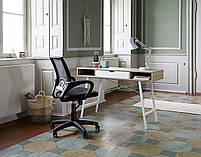 Стильний офісний стіл із шухлядою білий дуб 120 см, hotdeal, фото 2