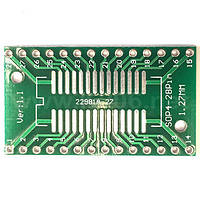 AP-SO-SSOP-28 Плата-переходник для корпусов SO28 / SSOP28; размер 36x21мм