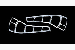 Хром накладки на стопи Honda CRV 2007-2011 (Хонда)