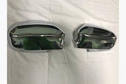 Хром накладки на дзеркала (2 шт., пласт.) Honda Civic Sedan VII 2001-2006    (Хонда Сивік)