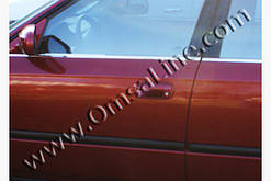 Хром зовнішня окантовка скел Honda Civic Sedan VII 2001-2006    (Хонда Сивік)