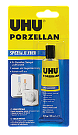 Спеціальний клей UHU для фарфору та кераміки 30 г. Блістер