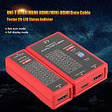 Тестер кабелю UNIT UT681HDMI для інтерфейсу HDMI і mini HDMI. З ПДВ +20%, фото 2