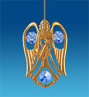 Декоративна підвіска Swarovski "Ангел з арфою" AR-3224/4