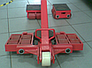 Підкатна опора X8 + Y8 (такелажні ролики), вантажопідйомність 16 тн (комплект з 3 візків), фото 3