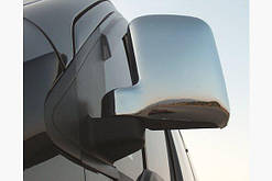 Хром накладки на дзеркала (2 шт., пласт.) Ford Connect 2002-2006  (Форд Конект)