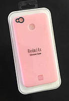 Силиконовый чехол-накладка для Xiaomi Redmi 4X Розовый