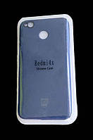 Силіконовий чохол-накладка для Xiaomi Redmi 4X Синій