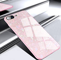 Чехол Marble для Iphone 7 / 8 бампер мраморный оригинальный Pink