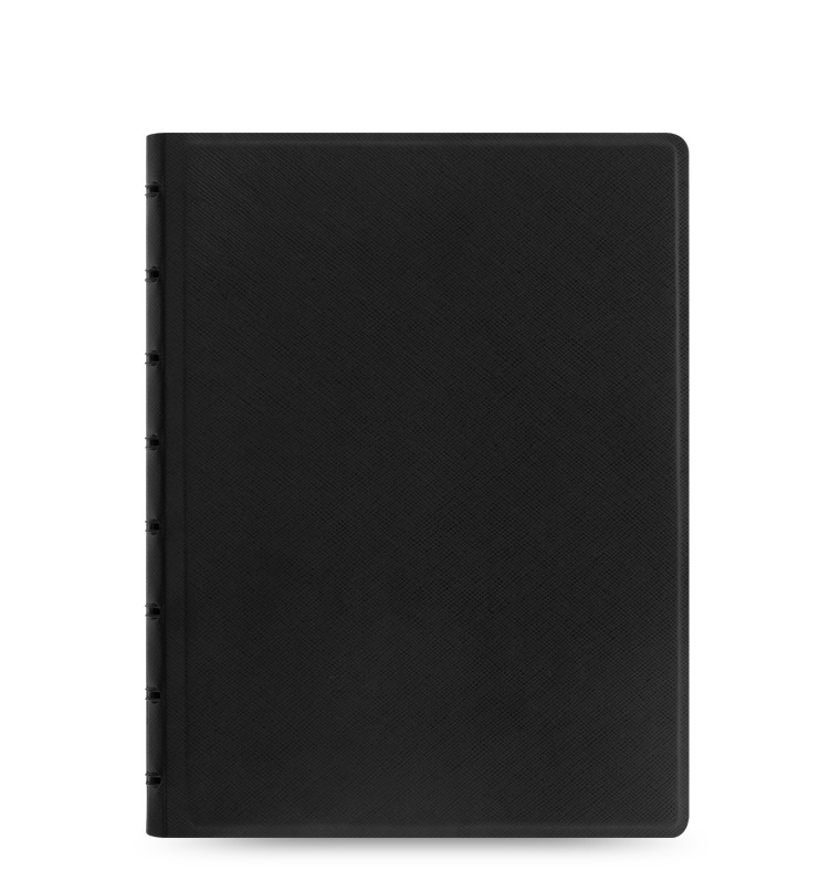 Блокнот Filofax Saffiano Середній А5 Black (16,3х21,4 см) (115032) (5015142245856)