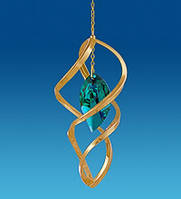 Підвіска з кристалами Сваровскі Лист AR-1150