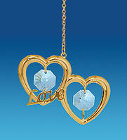 Підвіска з кристалами Сваровскі Сердечка AR-1171