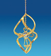 Підвісна фігурка з кристалами Сваровскі Хрест AR-1167