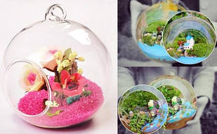 Скляна куля, ваза, діаметр 8 см