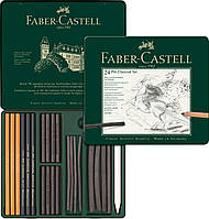 Художественных набор углей Faber-Castell PITT Charcoal Set, 24 предмета, 112978