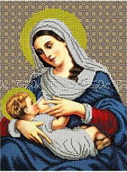 ЧВ-5023. Схема для вишивання бісером Пресвята Богородиця Кормиста. 