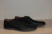 Туфлі чорні чоловічі 46,47 р велетні арт 8250-2.